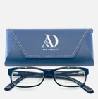 Marc Jacobs MMJ553 XT7 Black Blue Rectangle Full Rim Eyeglasses 52-15-140 B:28 New. Price: $43.99.