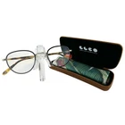 Garrett Leight Glco Wiltern 46-25-145 Black-brushed Silver Eyeglass Frames New. Price: $89.25.