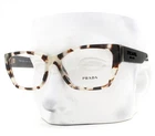 Prada Eyeglasses Vpr 11Y UAO-1O1 Opal Gray Black Brown Havana W/pouch New. Price: $165.00.