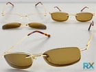 Mens Classy Elegant Optical Eye Glasses Stainless Steel Frame & Magnetic Clip On New. Price: $13.94.