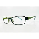Kliik Denmark 482 COL.618 Green Black Rectangular Eyeglasses Frames 47-16-135 Pre-owned. Price: $39.99.