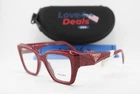 New Prada Milano Vpr 09Z 15D-1O1 Black Red Marble Authentic Eyeglasses 49-17. Price: $310.25.