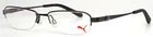 Puma PU15364 Bk Black Girls Kids Rectangle Half Rim Eyeglasses 49-16-135 B:25 New. Price: $29.99.