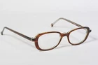 New Eyeworks Crystal Brown Slipper 960 Eyeglasses Approx. 45 18-135 #586. Price: $41.28.