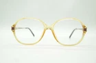 Vintage Terri Brogan 8607 10 Brown Gold Oval Glasses Frame Nos New. Price: $35.75.