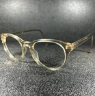 New Warby Parker Women Eyeglasses Jane 664 Crystal Nude Tan Yellow 49-18-145. Price: $59.95.