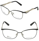 Christian Dior CD3783 Audacieuse Black Silver 55MM Steel Optical Eyeglasses New. Price: $168.00.