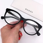 Gucci Women Eyeglasses Shiny Black Demo Cat GG1074O 004 New Authentic. Price: $227.96.