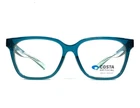 Costa Eyeglasses Frames 06A8016 801602 Crystal Blue Square Full Rim 55-15-135 New. Price: $119.99.