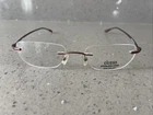 Guess GU1274 Brn 48-17-140 Stainless Steel Rimless Eyeglasses Frames Only Brown Pre-owned. Price: $15.52.