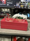 Cartier Designer Rimless Gold Metal Eyeglass Frames 56-18 140MM Temples New. Price: $400.00.