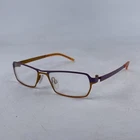 Nau! IC20102V Women Eyeglasses Frame Purple Brown Full Rim 52-17-135MM Pre-owned. Price: $39.99.
