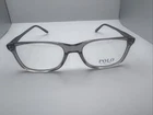 Polo Ralph Lauren 2155 5413 54/18 145 Grey Crystal Men Eye Frames 2162 New. Price: $109.00.