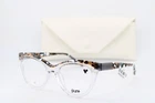 New Pure P-7001 971 Clear Black Brown White Authentic Frames Eyeglasses 50-19. Price: $89.70.