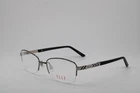 New Elle 13438 Bk Black Silver Authentic Frames Eyeglasses 52-17. Price: $39.00.