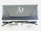 New Naturally Rimless NR-345 Gun Black Eyeglasses 56-18-140 B:33. Price: $39.99.