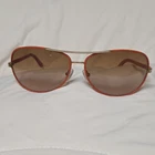 Tory Burch TY6013Q Aviator Sunglasses Orange Metal Brown Gradient UV400 130MM Pre-owned. Price: $20.00.