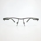 Perry Ellis Eyeglasses Frames 365-3 Gray Gunmetal Square Half Rim 55-18-140 Pre-owned. Price: $33.99.