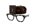 Tom Ford FT5873-B 005 Black Havana / Clear Blue Block 49MM Eyeglasses TF5873 New. Price: $168.45.