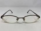 Brooks Brothers Italy BB246 1135 49-19-135 Brown Half Rim Eyeglasses Frame /T93 Pre-owned. Price: $32.00.