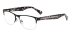 John Varvatos V181 Black Semi Rimless Metal Optical Eyeglasses Frame 54-17-145 New. Price: $131.60.