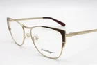 Salvatore Ferragamo Sf 2163 Eyeglasses Gold Brown 745 Authentic 53MM New. Price: $134.95.