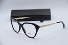 New Prada Vpr 28S 1AB-1O1 Black Gold Authentic Eyeglasses W/case 52-16. Price: $122.40.