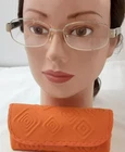 Gold Coast Europa Eyeglasses Black Frame Rim GC-102 C2 55-17-140 Case Pre-owned. Price: $37.00.