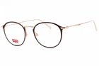 Levis Lv 5001 0E28 Matte Burgundy Gold 50MM Eyeglasses New Authentic. Price: $45.00.