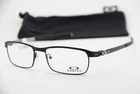 New Oakley OX3184-0152 Tincup Powder Coal Black Authentic Eyeglasses 52-17. Price: $273.00.