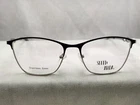 Scott & Zelda SZ7490 Stainless Steel Eyeglasses 53-17-140 Black Silver W/case New. Price: $191.00.