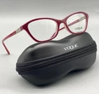 Vogue 5139 B 2537 Women Eyeglasses 52MM Cat Red/clear Plastic Frame New. Price: $38.91.
