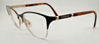 Versace Half Rim Eyeglasses Frames Mod 1218 1344 Black Brown Tortoise 53-17-140 Pre-owned. Price: $48.88.