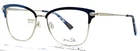 Max Cole MC1516 50 Blue Womens Cat Full Rim Eyeglasses 53-17-140 B:42 New. Price: $24.99.