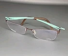 Ovvo Optics 3739 Chocolate/ Seafoam Handmade Titanium Eyeglass Frame 56/16/140 New. Price: $219.95.