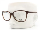 Oakley OX1126-0654 Finesse Eyeglasses Dark Brown Mist Blue 54MM No Case New. Price: $85.00.