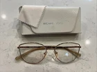 Michael Kors Mk 3030 Montreal 1108 54-17-140 Rose Gold Eyeglasses Pre-owned. Price: $29.99.
