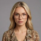 Tods Eyeglasses TO5272 069 Red Square Frames 56MM Women New. Price: $173.26.