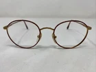 Byblos Italy B562 3084 49-19-135 Brown Full Rim Metal Eyeglasses Frame OM87 New. Price: $36.80.