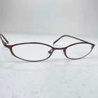 Gucci Eyeglasses Frames Gg 2706 ZM2 Brown Metal Slim Oval 47-17 130 Italy Women Pre-owned. Price: $79.00.
