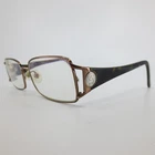 Versace 1142-B 1045 Bronze Tortoise Medusa Logo Eyeglasses Frames 53-16-135 Pre-owned. Price: $179.99.