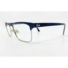 Lacoste Eyeglasses Mens Blue L2198 424 Rectangular Semi Rimless 55-18-145 Pre-owned. Price: $39.99.