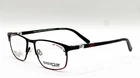 Easyclip EC467 90 Matte Black Satin Red Eyeglass Frames 52-17-135 New. Price: $100.00.