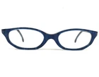 Vintage Eyeworks Eyeglasses Frames Matilda 607 Blue Striped Horn 48-20-120 New. Price: $76.79.