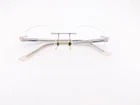 Starck Eyeglasses, Frames Only, SH2021 0005 Silver/clear, 48-20-145, Italy Pre-owned. Price: $129.99.