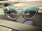 Coach HC8047 Casey Sunglasses Turquoise Gradient & Cream Square Cat Eye 51-22 Pre-owned. Price: $32.99.