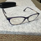 Lilly Pulitzer Mila Eyeglasses Women's Purple Cat Rim Optical Frames Only Pre-owned. Price: $29.87.