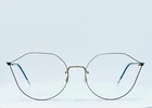 New Lindberg Spirit 2375 007/DE74 PU13 Gold Blue Round Eyeglasses 57-18-135 B:46. Price: $444.99.