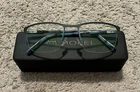 Oga Morel France Eyeglasses Frames 10110O GB13 Blue Black Pre-owned. Price: $47.64.
