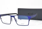 Blackfin Eyeglasses Blue Square Titanium 55-16-145 963 1110 New. Price: $169.99.